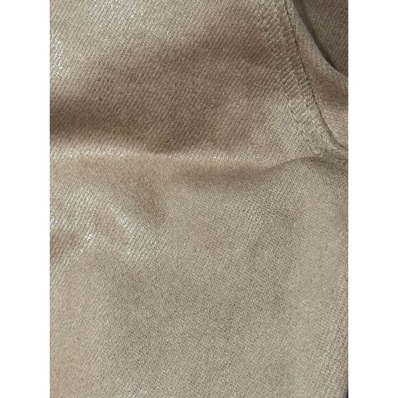 L’Agence · 28 · Selma Coated High-Rise Pants · Cappuccino Stretch Cotton Blend - Picture 8 of 9